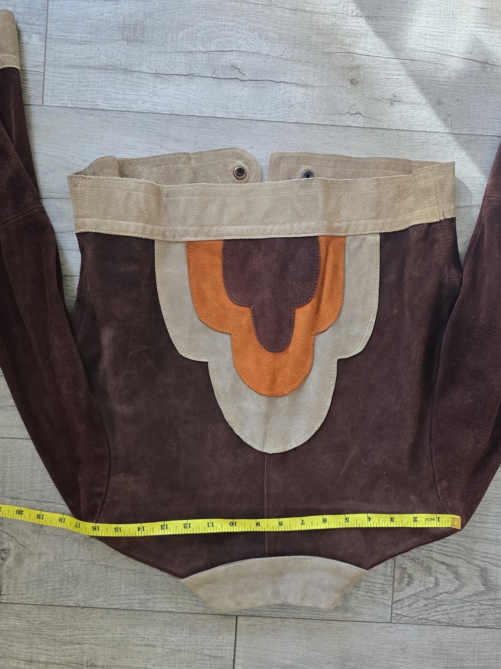 Vintage 1970s Bagatelle suede patchwork jacket - Picture 9 of 14